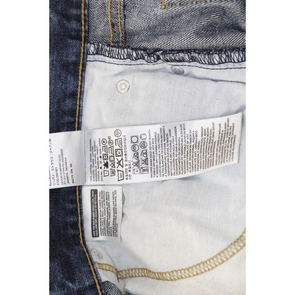 Levi's 559 Jeans Mens 38x32 Blue‎ Medium Wash Straight Leg Relaxed Fit